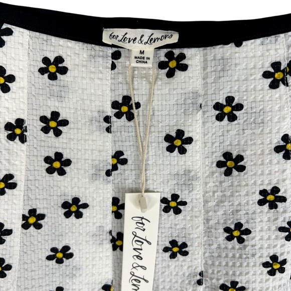 NWT For Love and Lemons Brenda Daisy Mini Skirt Size Medium - Picture 6 of 7
